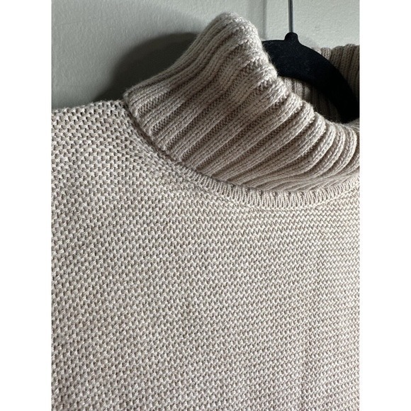 J.Crew‎ Women's Beige Long Sleeve Turtle Neck Pullover Sweater Size XS 5% Wool - Picture 4 of 14